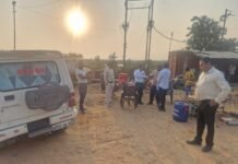 एसडीएम नाडिया ने डांग सरकार एवं डांग पहाड़ क्षेत्र में अवैध क्रेशर पर की कार्यवाही