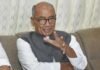 ‘यतो धर्मस्ततो जयः’ के संदेश के साथ दिग्विजय की पदयात्रा, राम मंदिर ट्रस्ट पर साधा निशाना